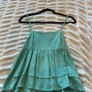 Forever 21 Mint Green Layered Tank Top